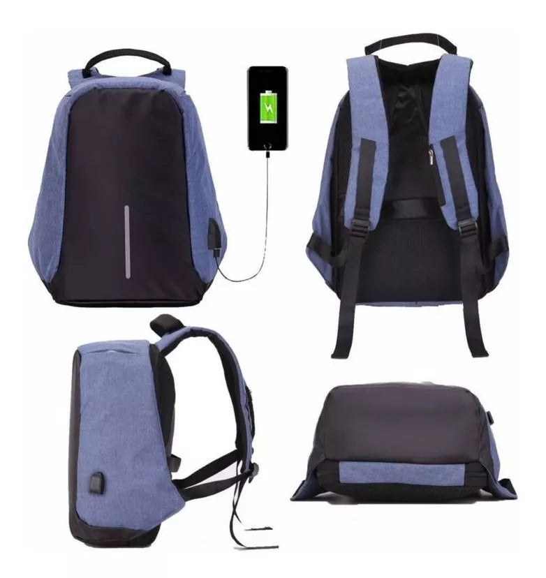 Maleta Antirrobo Impermeable Puerto USB